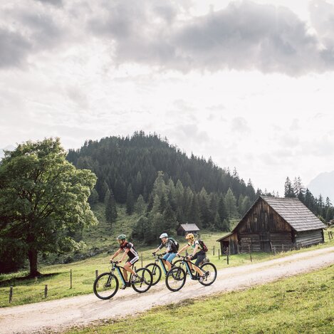 Biker auf den Almen des Gesäuses | © TV Gesäuse | Stefan Leitner