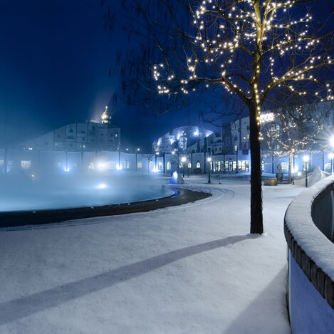 Winter in der Therme Rogner Bad Blumau im Thermen- & Vulkanland Steiermark | © Hundertwasser Architekturprojekt