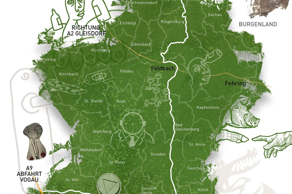 Vulkanland Route 66 im Südosten Österreichs | © Steirisches Vulkanland