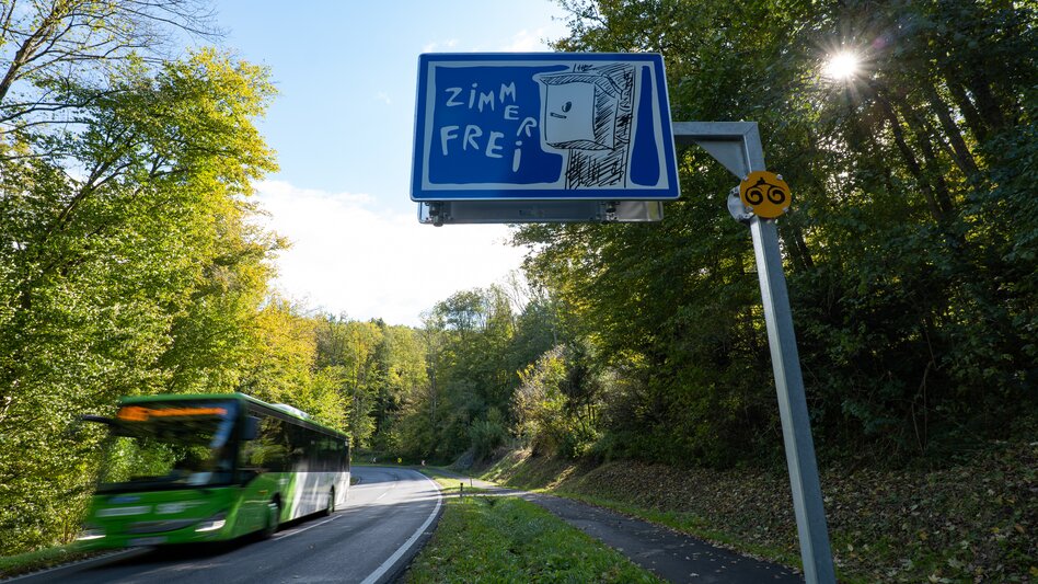Lebenslustzeichen entlang der Vulkanland Route 66 - Straße der Lebenslust | © Steirisches Vulkanland |  Bernhard Bergmann