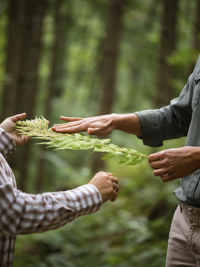 Auszeit im Wald | © STG | Punkt & Komma
