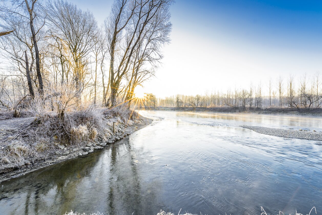 Eisiger Morgen in den Murauen | © Thermen- & Vulkanland | pixelmaker.at | pixelmaker.at