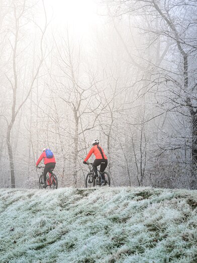 Cycling in winter at Thermen- & Vulkanland | © Thermen- & Vulkanland | pixelmaker.at