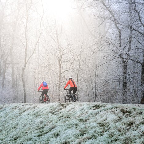 Cycling in winter at Thermen- & Vulkanland | © Thermen- & Vulkanland | pixelmaker.at