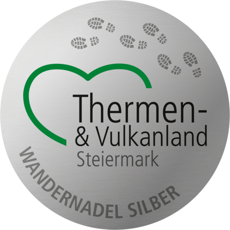 Digitale Wandernadel Silber
