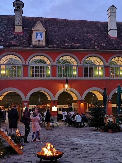 Christmas atmosphere at Kornberg Castle | © Schloss Kornberg | Leonard Bardeau