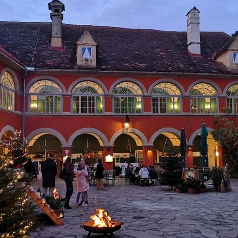 Christmas atmosphere at Kornberg Castle | © Schloss Kornberg | Leonard Bardeau