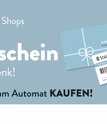 The East Styrian 8-city voucher is a very popular gift as a shopping voucher | © www.8-staedte.at