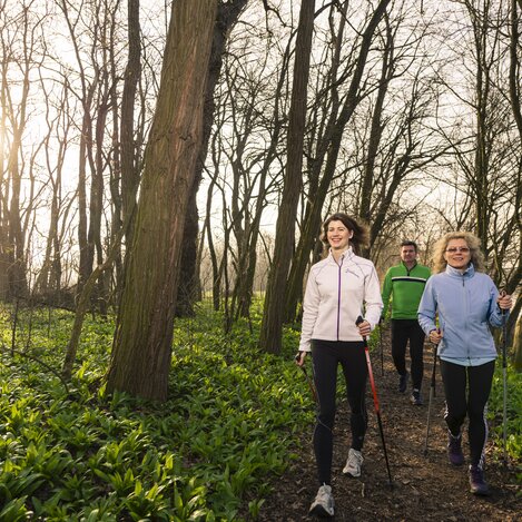 Nordic Walking in den Murauen in Bad Radkersburg | © Thermen- & Vulkanland | pixelmaker.at | © Tourismusverband Thermen- & Vulkanland | pixelmaker.at