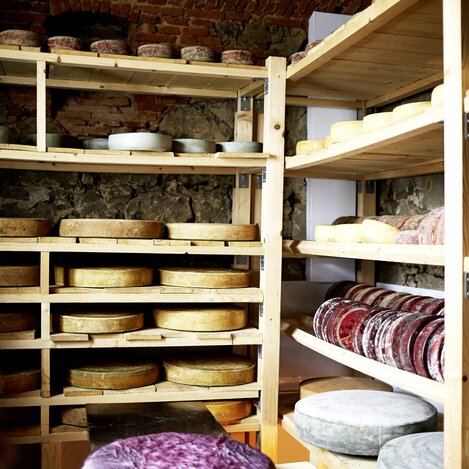 Käse in Bioqualität mit Milch aus ausschließlich artgerechter Tierhaltung und ohne künstliche Zusätze. | © Peter M. Mayr | Peter M. Mayr | © Peter M. Mayr