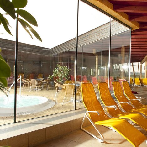 Willkommen im Saunabereich, der stressfreien Zone. | © H₂O-Hoteltherme | © H₂O-Hoteltherme