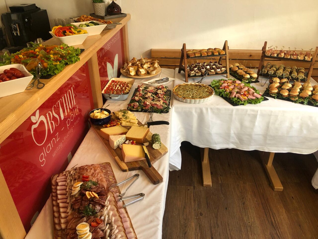 Frühstück, Buffet, Brunch, Frühstücksbuffet | © Obsthof Glanz-Pöltl