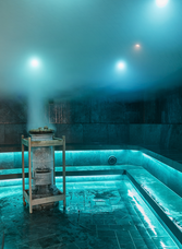 Das Soledampfbad im Rogner Bad Blumau