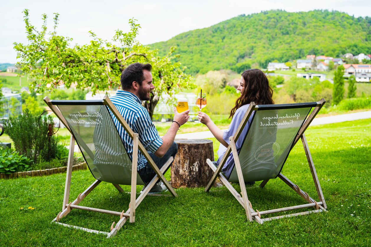 Ausblick vom Gleichenberger Kellerstüberl | © Thermen- & Vulkanland | Fabian Trummer