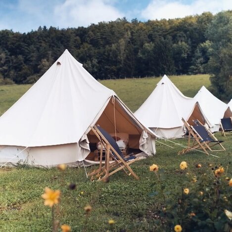 Glampingzelt Gärtnerei Vom Hügel | © Vom Hügel