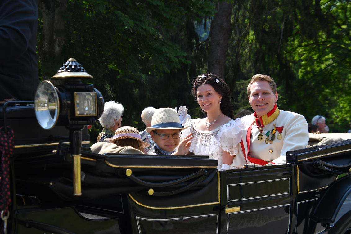 Festlicher Einzug des Kaiserpaares in Bad Gleichenberg | © Thermen- & Vulkanland | Christian Thomaser