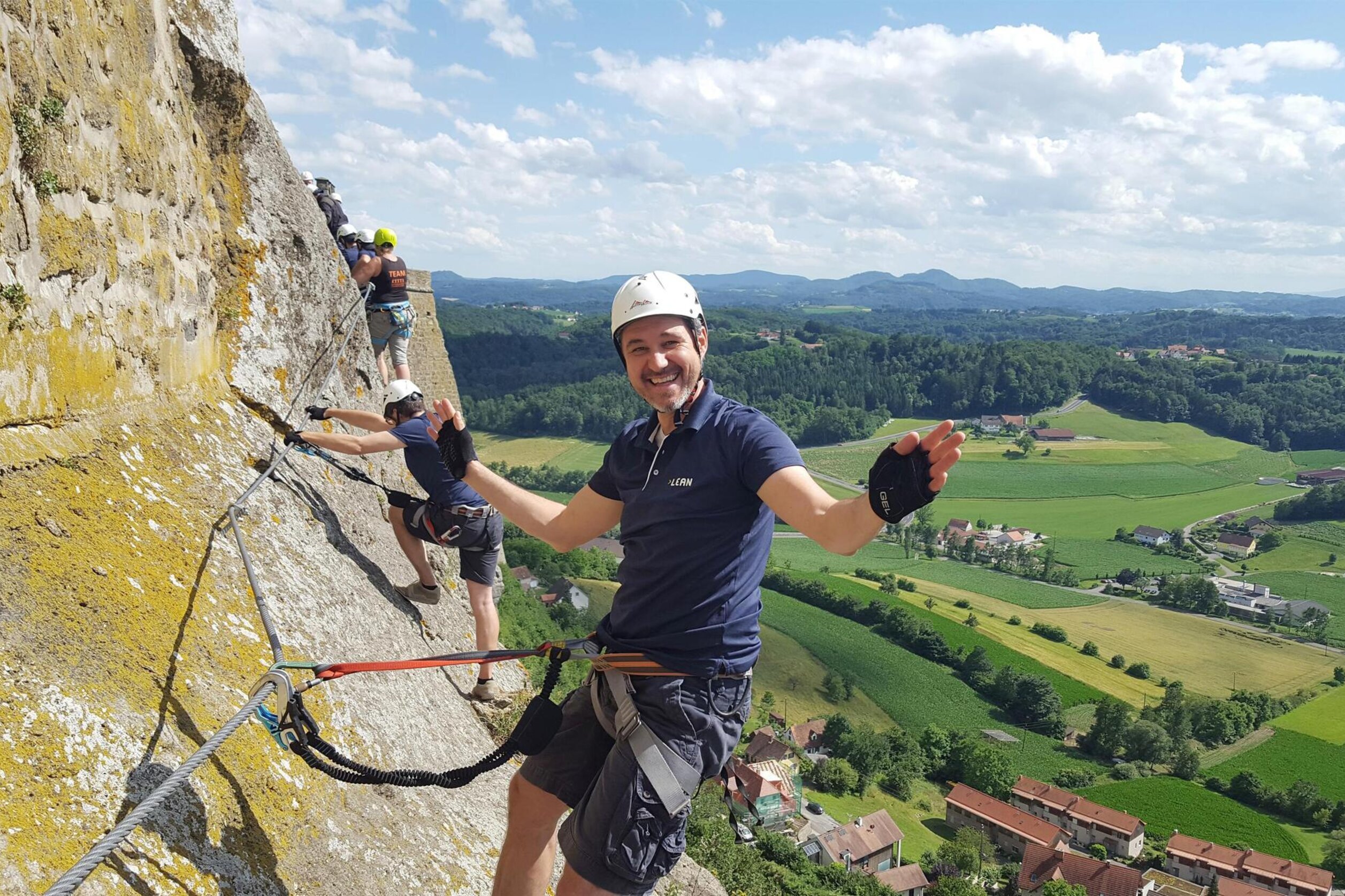 Neuer Klettersteig auf der Riegersburg eröffnet! | © Naturbursch Training Riegersburg