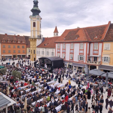 Eröffnung des neuen Hauptplatzes | © Zehnerhaus Bad Radkersburg