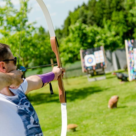 Bogen- & Plasrohrparcours | © Thermen- & Vulkanland | Mias Photoart