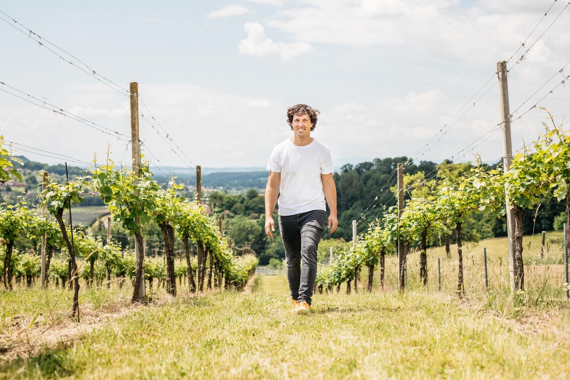 Lukas Jahn - Winzer im Vulkanland Steiermark  | © Thermen- & Vulkanland Steiermark | Sebastian Friedl | © Thermen- & Vulkanland Steiermark | Sebastian Friedl