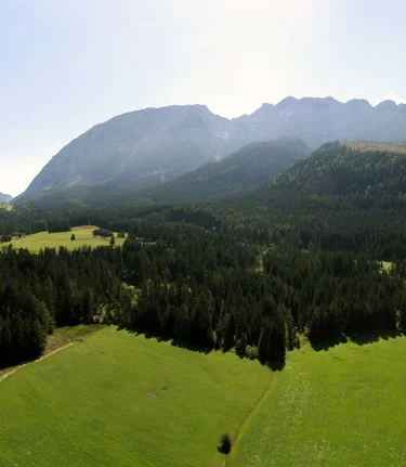 Panoramablick auf den Hinterberg