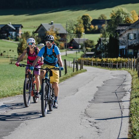 Salzkammergut BergeSeen E-Trail | © Salzkammergut - Katrin Kerschbaumer | Mit Unterstützung von Bund und Europäischer Union.