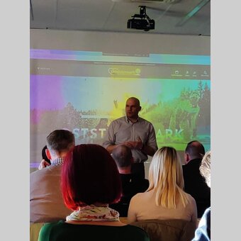 GF Stefan Schindler beim Vermietertreffen im Boutique Hotel Erla in der Oststeiermark | © Oststeiermark Tourismus