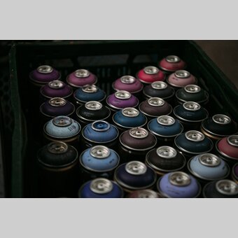 Spraydosen Street Art | Sam Strauss