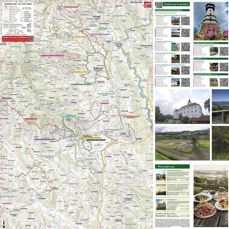 City map and included hiking & leisure map of Hartbergerland | © Oststeiermark Tourismus