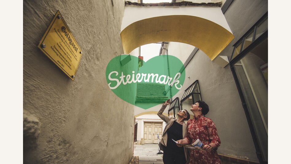 Goldgassl in der Altstadt von Hartberg | ©  Oststeiermark Tourismus | Bernhard Bergmann