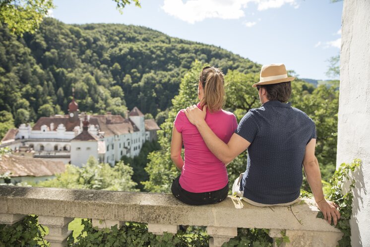 Ausblick auf das GARTENSCHLOSS Herberstein | © Oststeiermark Tourismus, Bernhard Bergmann