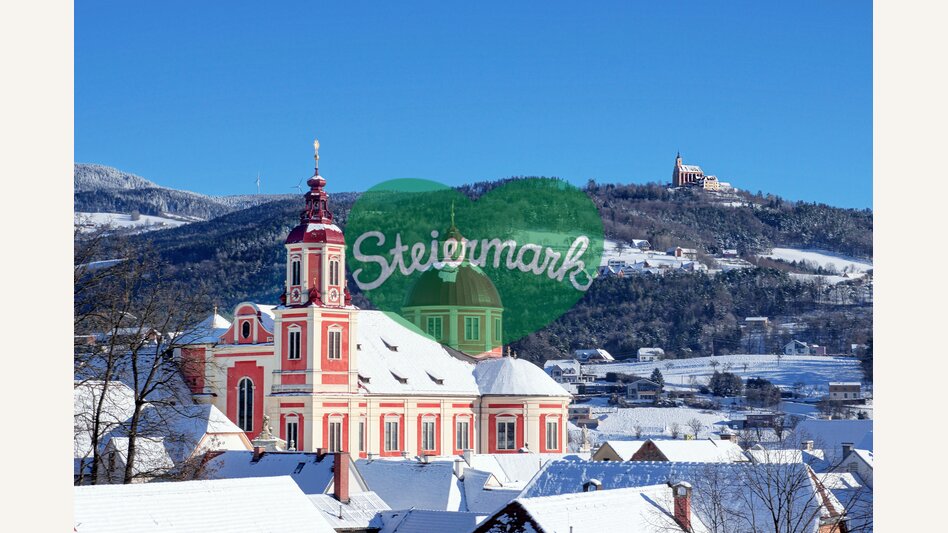 Verschneite Kirchen im Pöllauer Tal | ©  Oststeiermark Tourismus | Michael Fischer