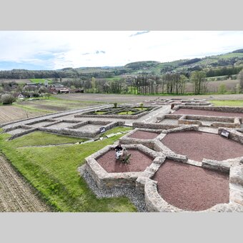 Kulinarischer Genuss bei der Villa Rustica von oben | © Oststeiermark Tourismus | RKP Marketing