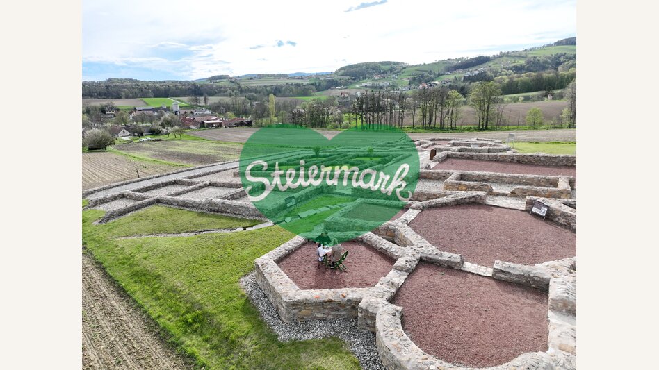 Kulinarischer Genuss bei der Villa Rustica von oben | © Oststeiermark Tourismus | RKP Marketing