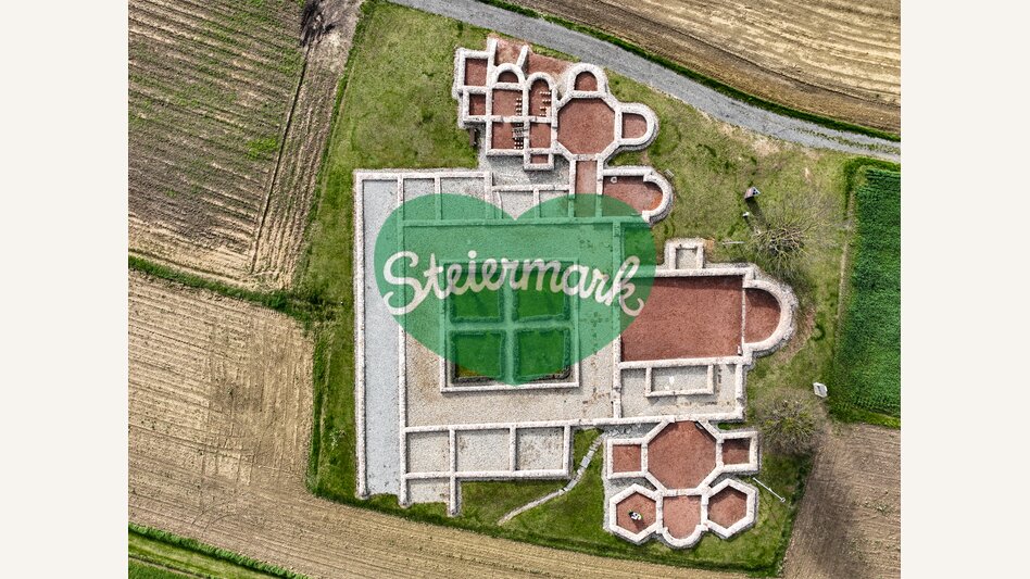 Luftaufnahme von der Villa Rustica | ©  Oststeiermark Tourismus | RKP Marketing