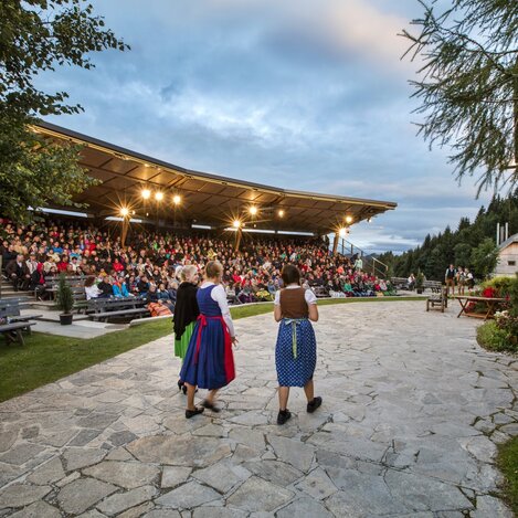 Huab'n Theater auf der Brandlucken im Naturpark Almenland | ©  Oststeiermark Tourismus | H. Eisenberger