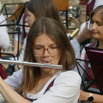 Konzert des Musikvereins Anger bei der Burgruine Waxenegg in der Oststeiermark | ©  Oststeiermark Tourismus | Anneliese Grabenhofer