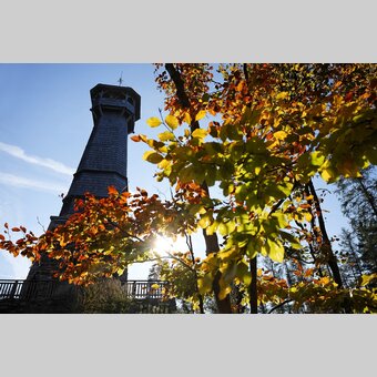Ringwarte in der herbstlichen Sonne | © Oststeiermark Tourismus | Bernhard Bergmann
