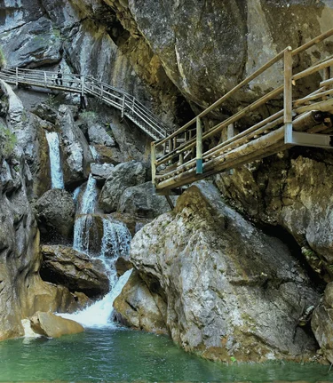 Footbridges in the Bärenschützklamm gorge in Eastern Styria | © TV Oststeiermark | Heinz Toperczer
