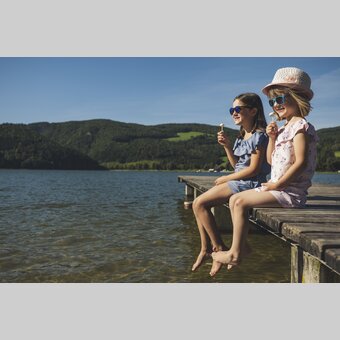 Kinder am Steg am Stubenbergsee | Bernhard Bergmann | © Oststeiermark Tourismus, Bernhard Bergmann