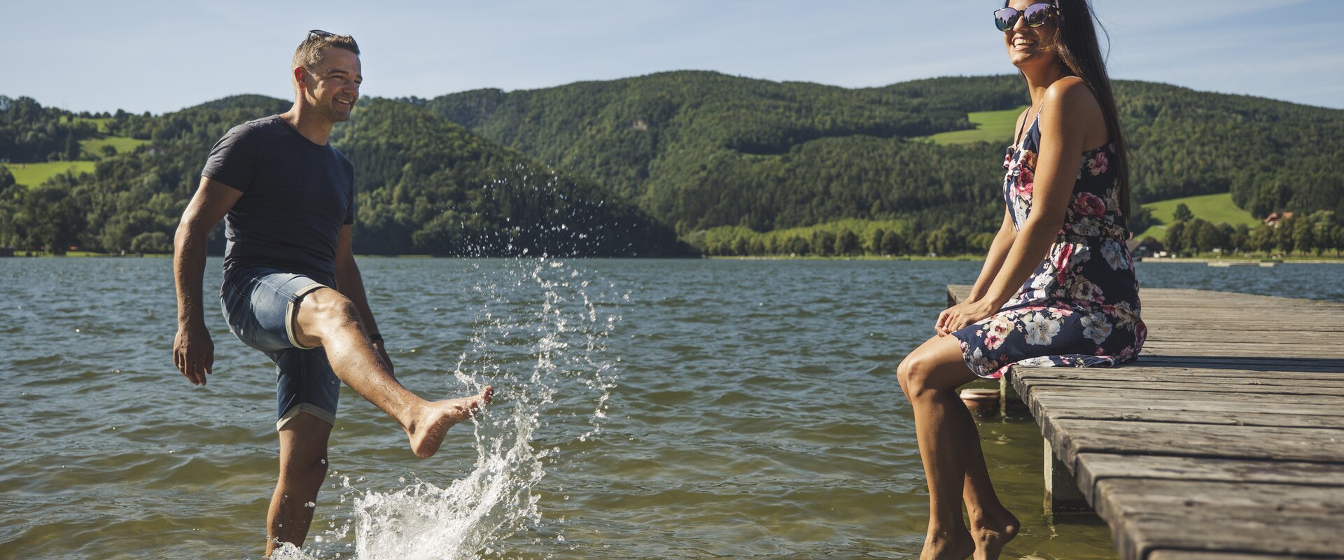 Water fun at Lake Stubenberg in Eastern Styria | ©  Oststeiermark Tourismus | Bernhard Bergmann | © Oststeiermark Tourismus, Bernhard Bergmann