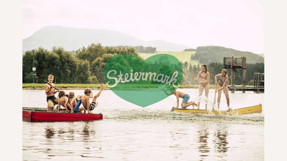 Badespaß im Freizeitsee Passail in der Oststeiermark | ©  Oststeiermark Tourismus | Bernhard Bergmann