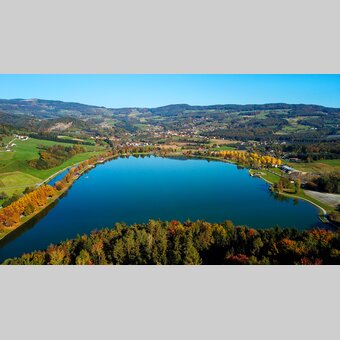 Luftaufnahme vom Stubenbergsee | Ewald Neffe | © ApfelLand-Stubenbergsee, Ewald Neffe