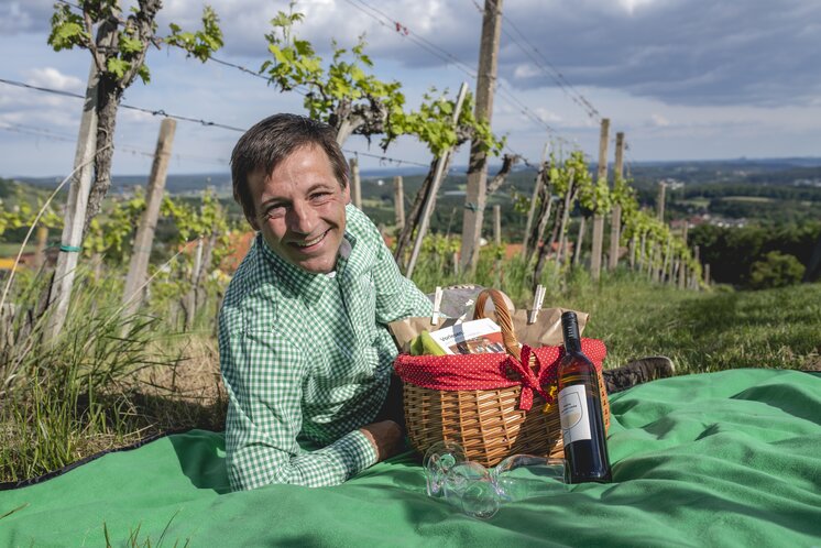 Andreas Posch, Gastgeber beim Weingut Posch | © Oststeiermark Tourismus, Rene Strasser