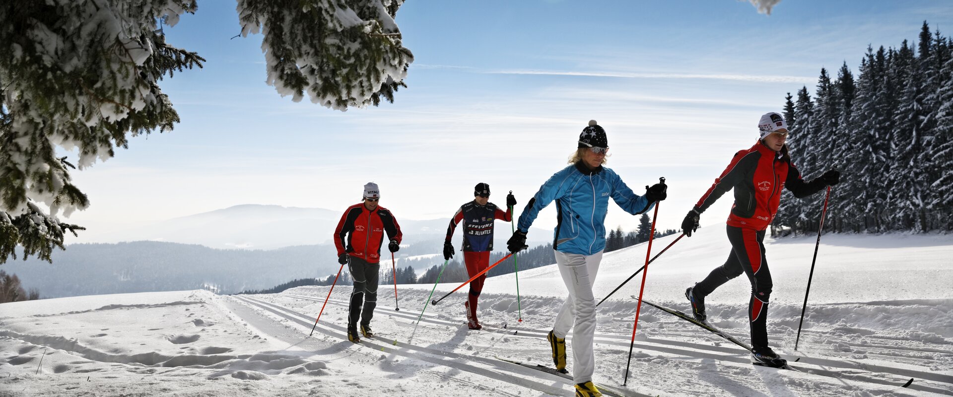 Cross country skiing in Eastern Styria in a beautiful winter landscape | © 
Oststeiermark Tourismus | Bernhard Bergmann