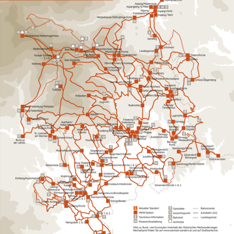 Erweiterungen des HWW-Wegnetzes im Wechselland | © Oststeiermark Tourismus | Historischer Verein Wechselland