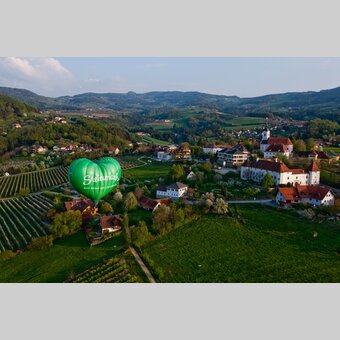 Ballonfahren im Apfelland in der Oststeiermark | ©  Oststeiermark Tourismus | Tom Lamm