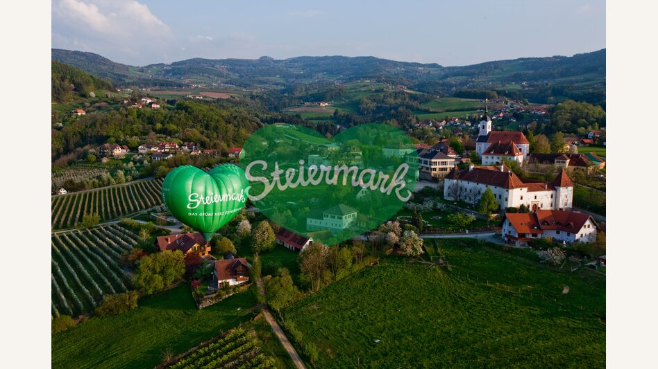 Ballonfahren im Apfelland in der Oststeiermark | ©  Oststeiermark Tourismus | Tom Lamm