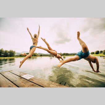 Sprung ins Wasser | © Oststeiermark Tourismus | Bernhard Bergmann