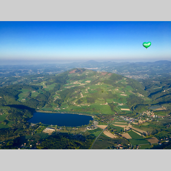 Heißluftballonfahren im Apfelland in der Oststeiermark | ©  Oststeiermark Tourismus | Flaggl Ballooning
